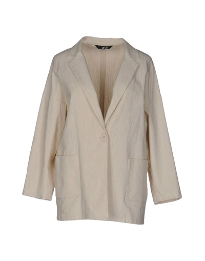 Liu •jo Blazer In Beige