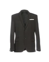 Grey Daniele Alessandrini Suit Jackets In Black