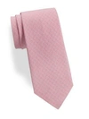 Ferragamo Gancini Dash Neat Classic Tie In Pink