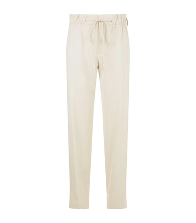 Vince Wide Leg Trousers In Beige