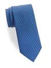 Ferragamo Gancini Dash Neat Classic Tie In Blue