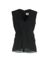 Maison Margiela Tops In Black