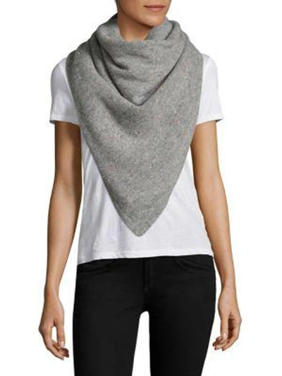 White + Warren Cashmere Travel Wrap In Grey Neon