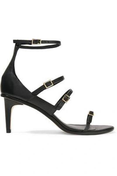 Tibi Woman Isabel Leather Sandals Black