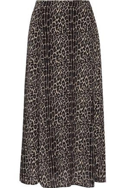 Zimmermann Leopard-print Crepe Midi Skirt In Animal Print