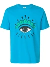 Kenzo Eye-logo Graphic T-shirt In Black
