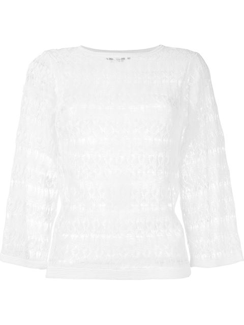 Isabel Marant Wide Sleeve Crochet Sweater | ModeSens