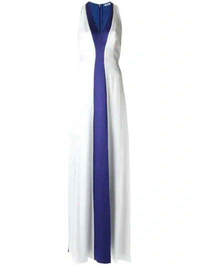 Tufi Duek Contrasting Detail Dress In White