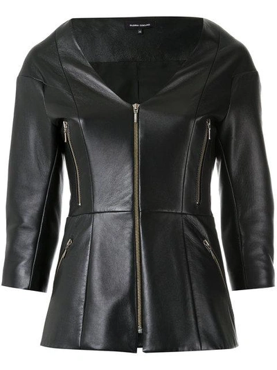 Gloria Coelho Leather Jacket