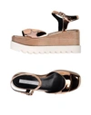 Stella Mccartney Sandals In Copper