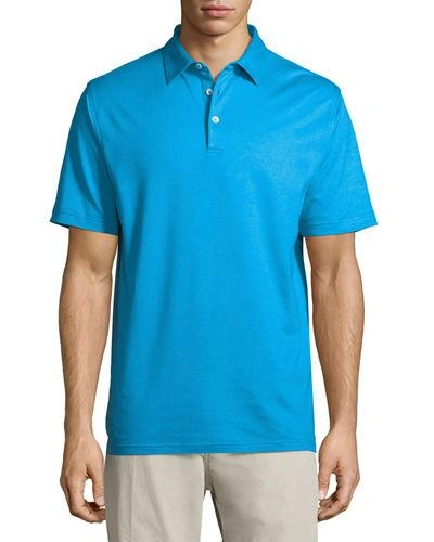 Peter Millar The Perfect Piqu&eacute; Polo Shirt In Bright Blue
