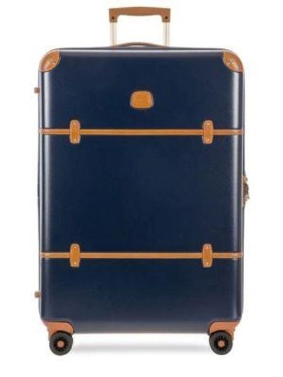 Bric's Bellagio 32" Spinner Suitcase In Blue Cognac
