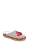 Toms Ivy Wool Mule Slipper In Drizzle Grey Wool