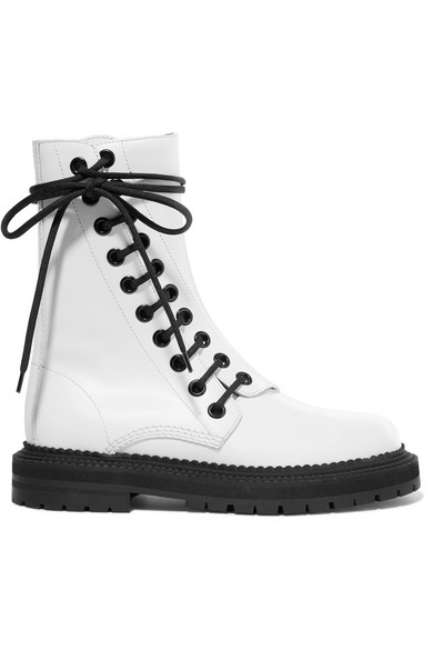 burberry white boots
