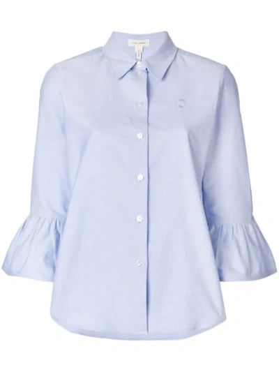 Marc Jacobs Ruffle Details Shirt In Light Blue