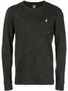 Polo Ralph Lauren Classic Long Sleeved T-shirt In Black
