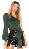 Lovers & Friends Kendall Blouse In Emerald