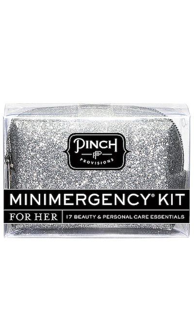 Pinch Provisions Glitter Minimergency Kit In Silver Glitter