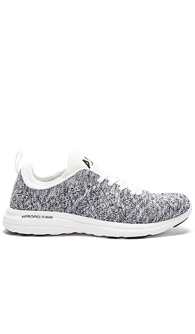 Apl Athletic Propulsion Labs Apl Techloom Breeze Sneakers In White & Cosmic Grey