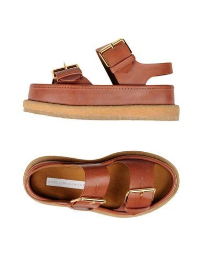 Stella Mccartney Sandals In Tan