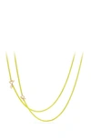 David Yurman Bel Aire Chain Necklace In Acrylic With 14k Yellow Gold Accents