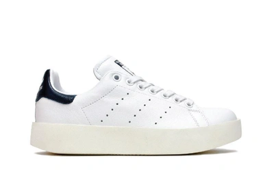 Adidas Originals Stan Smith Bold Platform Sneakers In White