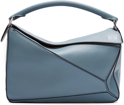 Loewe puzzle bag store stone blue