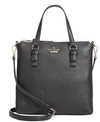 Kate Spade Jackson Street - Hayley Leather Satchel - Black In Black/gold