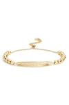Gorjana Power Intention Believe In Yourself Bracelet In Gold