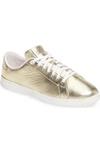 Cole Haan Grandpro Metallic Tennis Sneaker In Gold