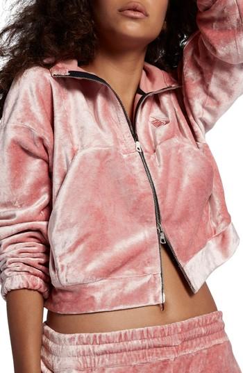 rust pink jacket