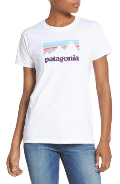 Patagonia Shop Sticker Tee In White