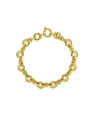 Saks Fifth Avenue Round 14k Yellow Gold Link Bracelet