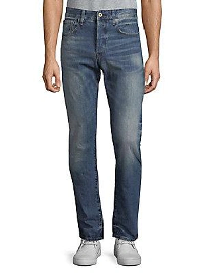 G-star Raw Slim-fit Deconstructed Jeans In Medium Age Blue