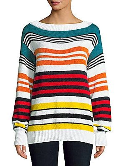 Rosie Assoulin Multicolored Cotton Sweater In Rainbow
