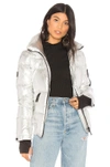 Sam Freestyle Bomber In Silver Metallic