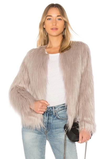 Unreal Fur Unreal Dream Jacket In Grey