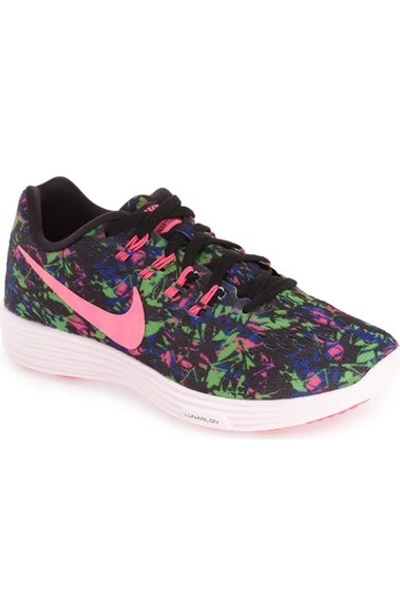 Nike 'lunartempo 2' Print Running Shoe (women) In Black/ Pink/ Green |  ModeSens