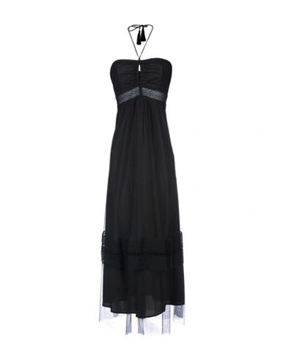 Atos Lombardini 3/4 Length Dress In Black