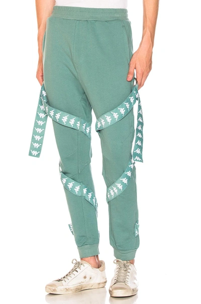C2h4 X Kappa Sweatpants In Turquoise | ModeSens