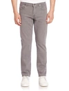 7 For All Mankind Slimmy Slim Fit Pants In Shaded Stone