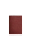 Longchamp Le Foulonne Passport Case In Red Lacquer