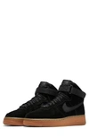 Nike Air Force 1 High Top Se Sneaker In Black/ Black/ Brown/ Ivory