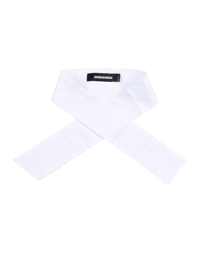 Dsquared2 Bow Ties In White