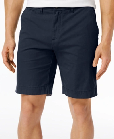 Tommy Hilfiger Men's Chino Tech Shorts, Created For Macy's In Navy