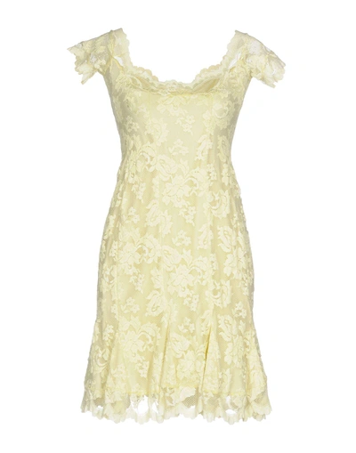 Balensi Short Dress In Light Yellow