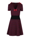Emporio Armani Short Dress In Fuchsia