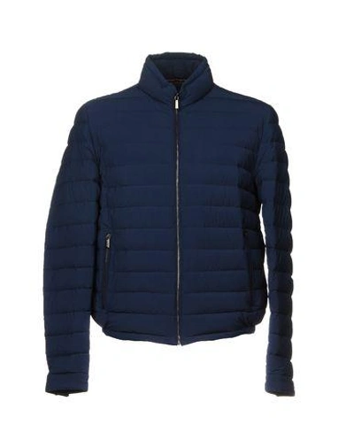 Moorer Down Jackets In Blue | ModeSens