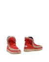 Mou Ankle Boots In Red