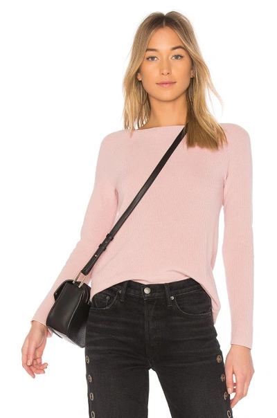 525 America Long Sleeve Sweater In Pink